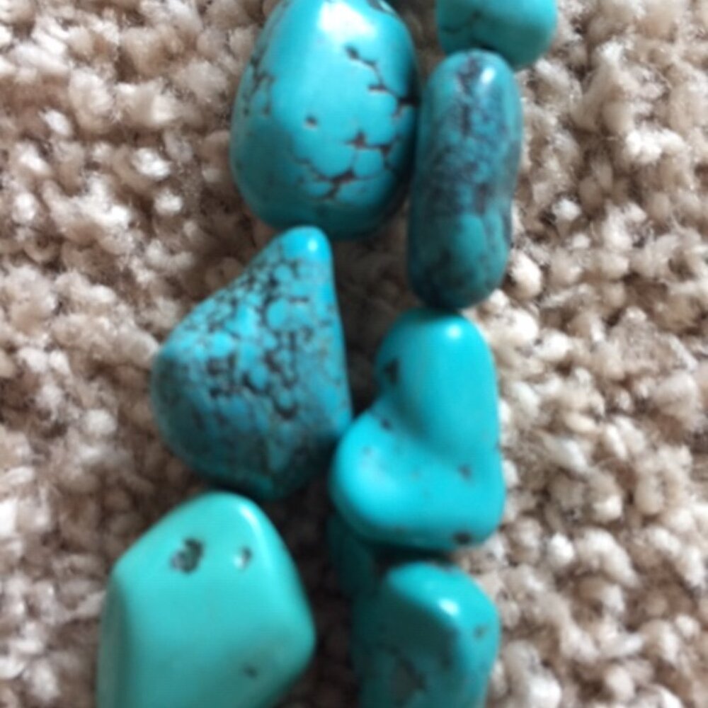 Turquoise Double Stranded Necklace - image 4